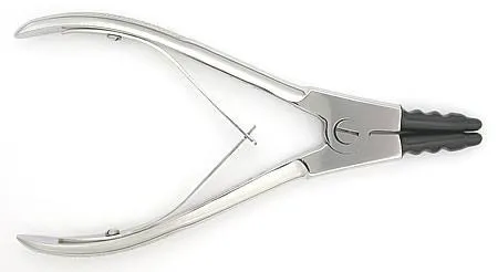 Pierced Tools Male Sex Toys 6 Ring Opening Pliers with Black Rubber Tips