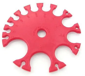 Pierced Tools Plastic Wheel Gauge Perfect for Measuring Body Jewelry Anal