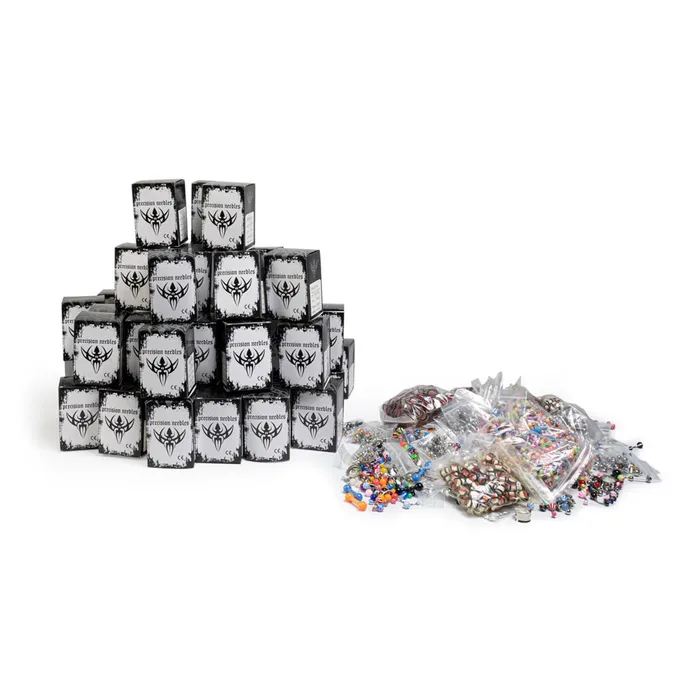 Piercing Practice Bundle Kit Precision Piercing Needles and Assorted Body Jewelry Painful Pleasures Couples Piercing Practice Bundle Kit Precision Piercing Needles and Assorted Body Jewelry Painful Pleasures Couples