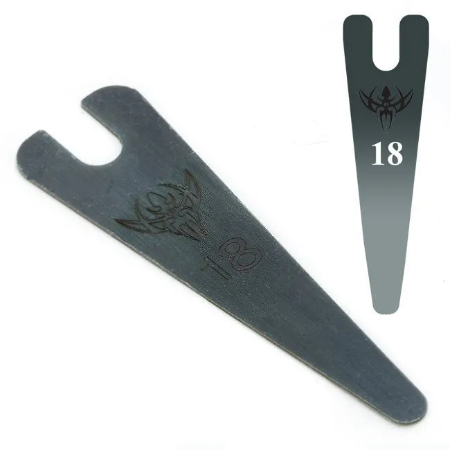 Precision Anal 018 Thick Blue Carbon Steel Front Spring