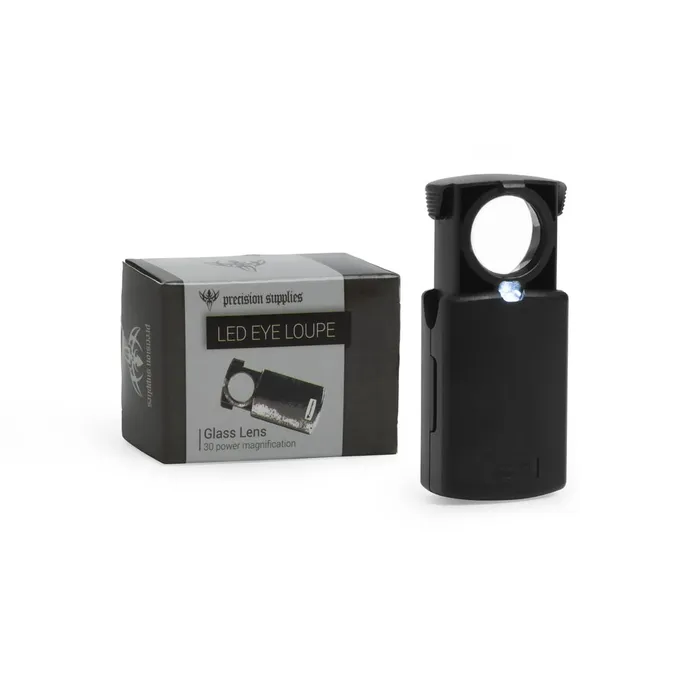 Precision Dildos 30x Illuminated LED Eye Loupe Glass Lens