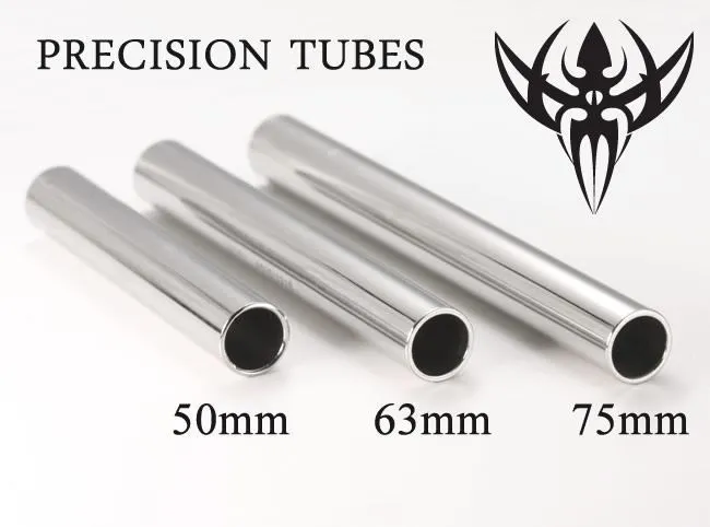Precision Dildos Stainless Steel Tattoo TubeBack Stem 63mm 25 Tattoo Supplies