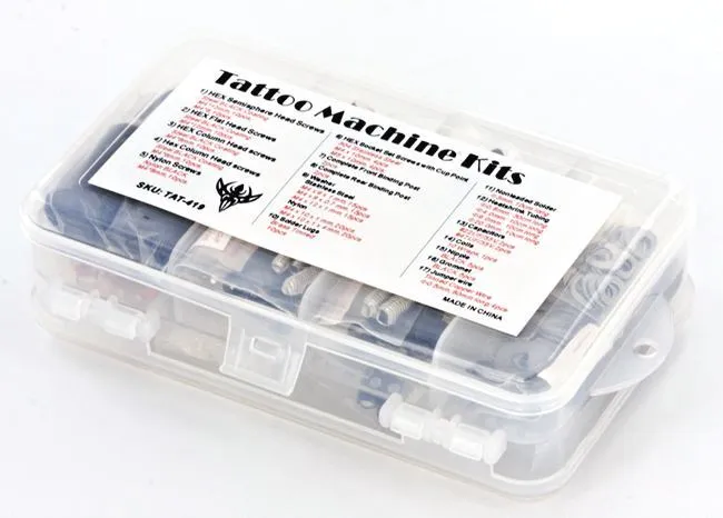 Precision Female Sex Toys Tattoo Machine Rebuild Repair Kit 190 Parts
