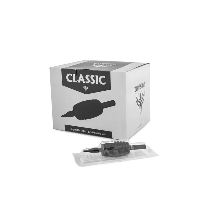 Precision Male Sex Toys Classic Tube Grip Sets 1 Black Disposable Grip Box of 25 Precision Male Sex Toys Classic Tube Grip Sets 1 Black Disposable Grip Box of 25