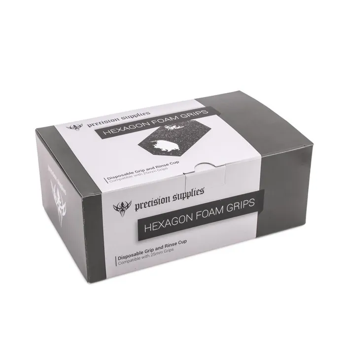 Precision Male Sex Toys Precision Sterilized Hexagon Memory Foam Disposable Grip Covers Box of 20