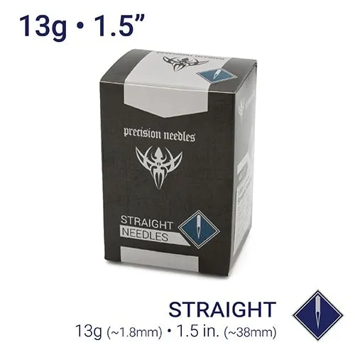 Precision Needles Female Sex Toys 13g Sterilized 15 Body Piercing Needles Box of 100 Precision Needles Female Sex Toys 13g Sterilized 15 Body Piercing Needles Box of 100