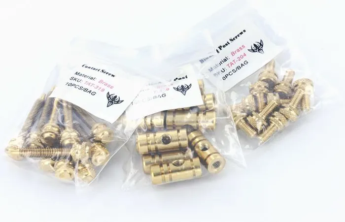 Precision Vibrators Long Brass Contact Screw M4 Metric Version 5