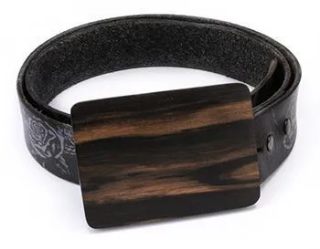 Print Shop Male Sex Toys Large Wooden Belt Buckle Choose From 6 Wood Types