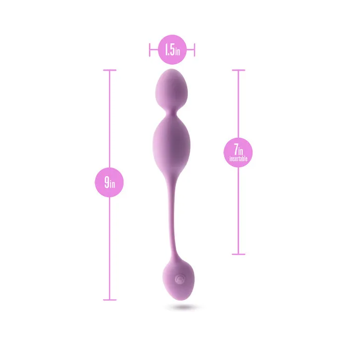 Raine Vibrating Kegel Ball with Remote Control Blush Female Sex Toys