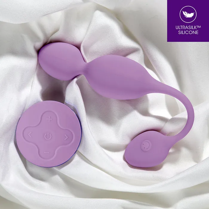 Raine Vibrating Kegel Ball with Remote Control Blush Female Sex Toys