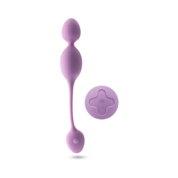 Raine Vibrating Kegel Ball with Remote Control Blush Female Sex Toys