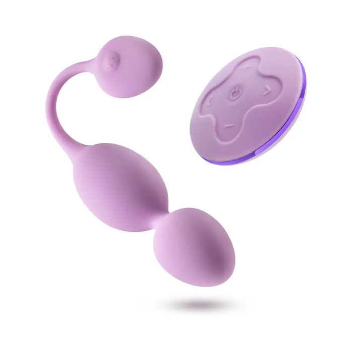 Raine Vibrating Kegel Ball with Remote Control Blush Female Sex Toys