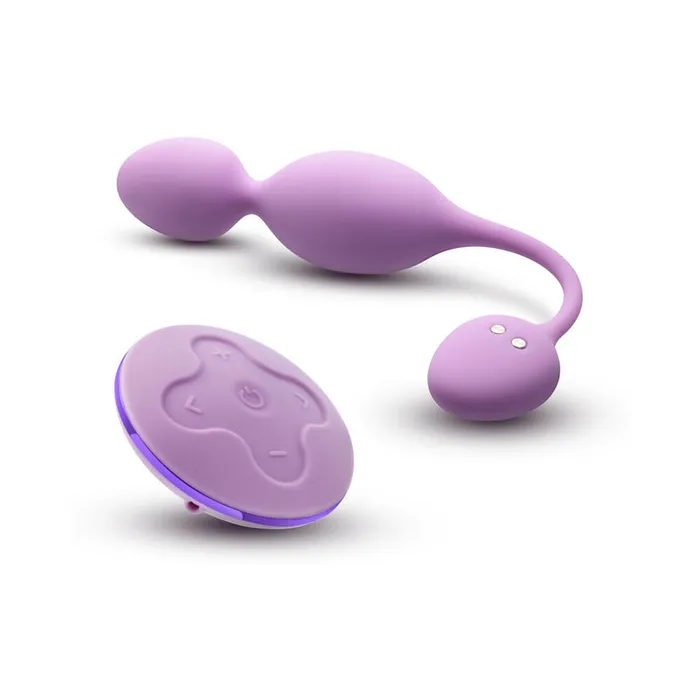 Raine Vibrating Kegel Ball with Remote Control Blush Female Sex Toys