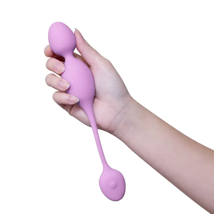 Raine Vibrating Kegel Ball with Remote Control Blush Female Sex Toys