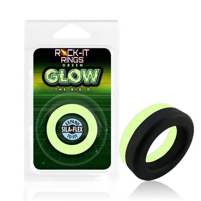 RockIt Rings LLC Dildos Rockit Rings GLOW The Big O CRing Glows in the Dark GreenBlack RockIt Rings LLC Dildos Rockit Rings GLOW The Big O CRing Glows in the Dark GreenBlack