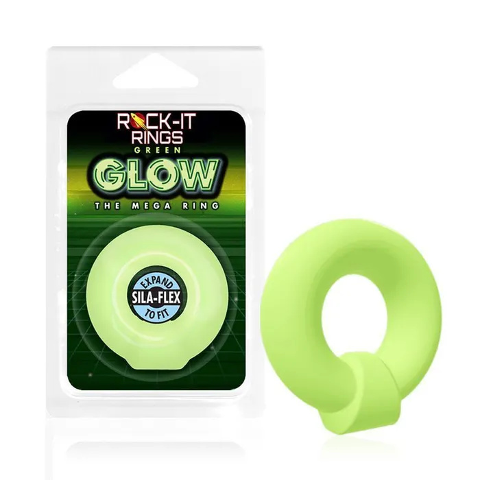RockIt Rings LLC Male Sex Toys Rockit Rings GLOW The Mega Ring CRing Glows in the Dark Green RockIt Rings LLC Male Sex Toys Rockit Rings GLOW The Mega Ring CRing Glows in the Dark Green