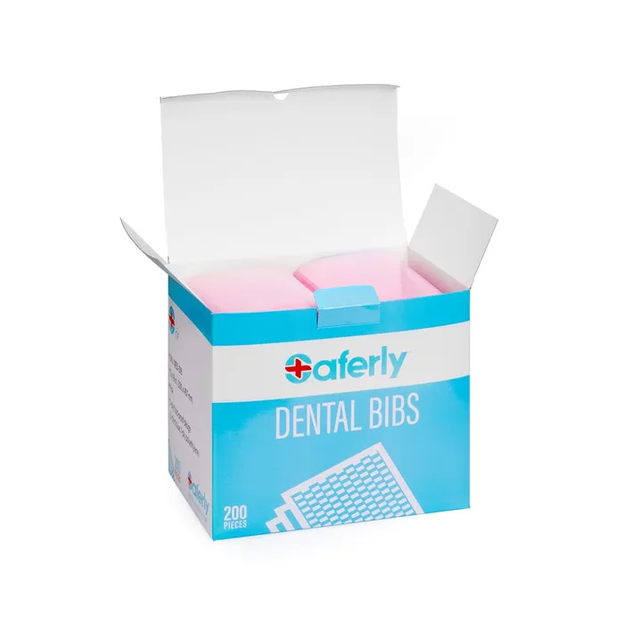 Saferly Anal Saferly Dental Bibs 13 x 18 Box of 200 Pick Color