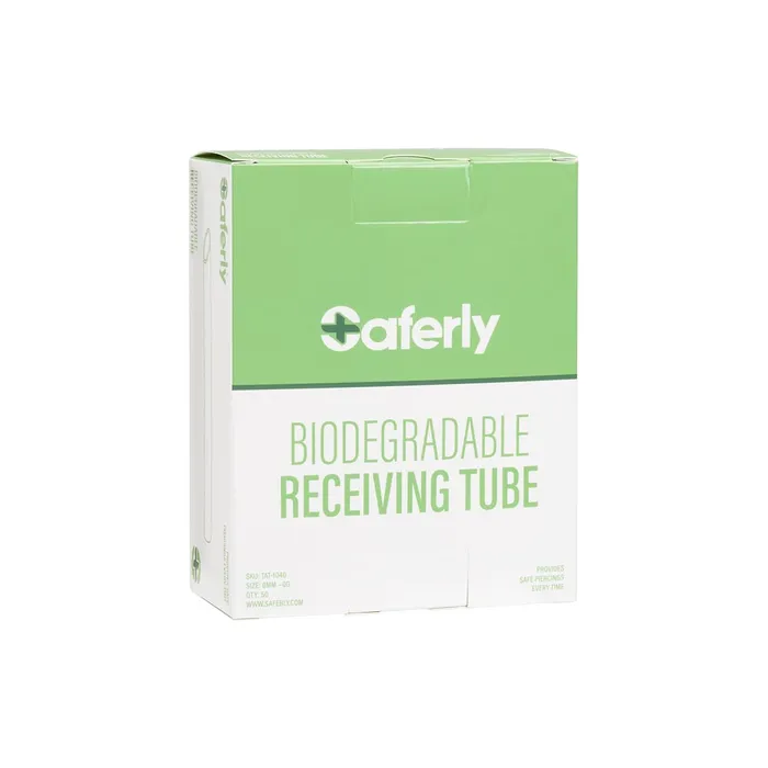 Saferly Biodegradable Receiving Tubes Box of 50 Pick Size Saferly Male Sex Toys
