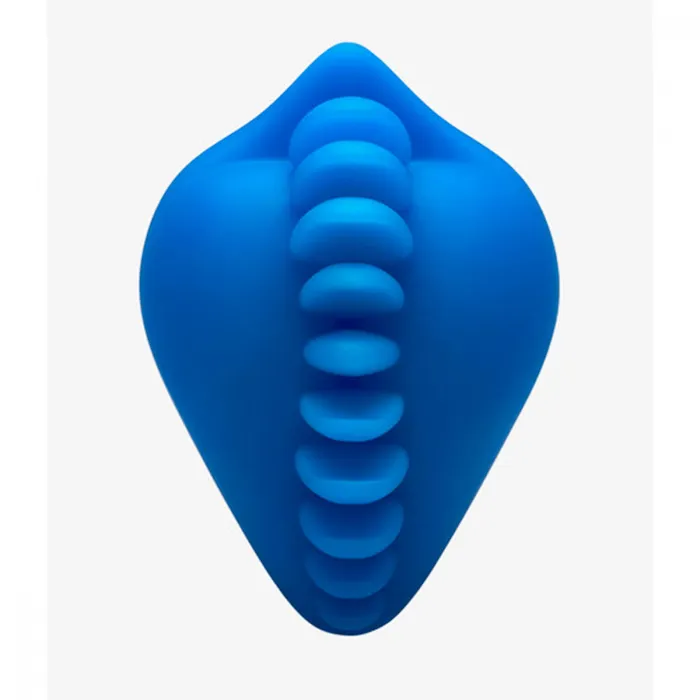 Shagger Extreme Textured Dildo Base for Harness Play by Bumpher Azure Blue Bananapants Anal