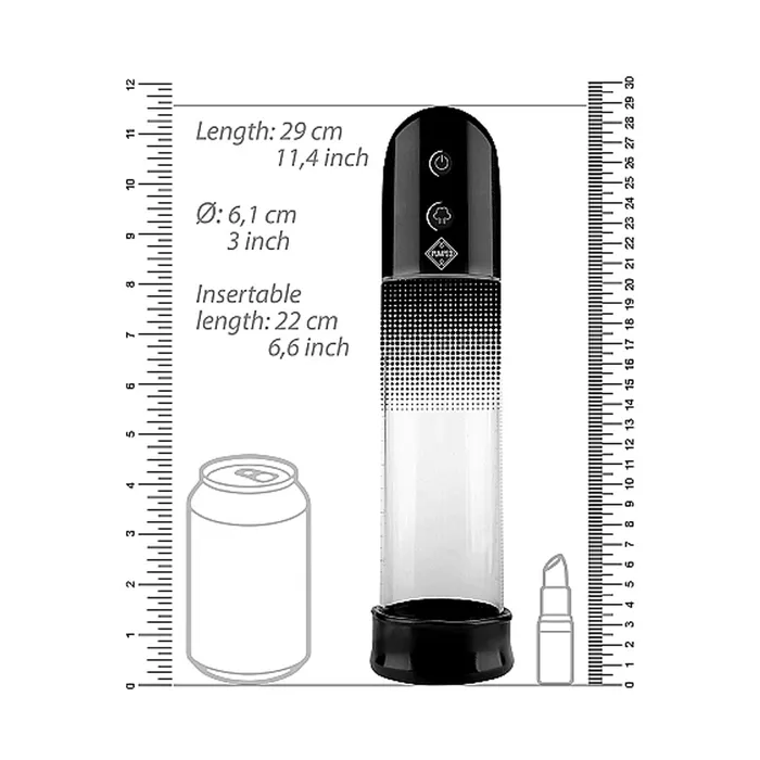 Shots America LLC Male Sex Toys Pumped Automatic Rechargeable Luv Pump Penis Pump