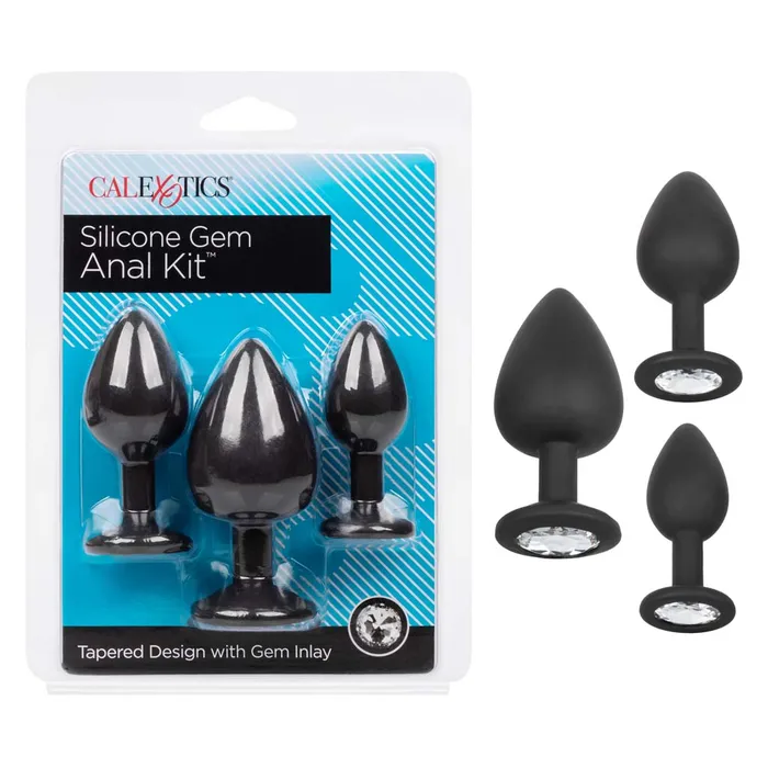 Silicone Gem Anal Sex Trainer Kit by Cal Exotics California Exotics Anal