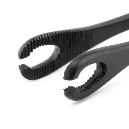 Slotted Mini Forester Sponge 65 Forceps Black Oxide Coated Pierced Tools Anal