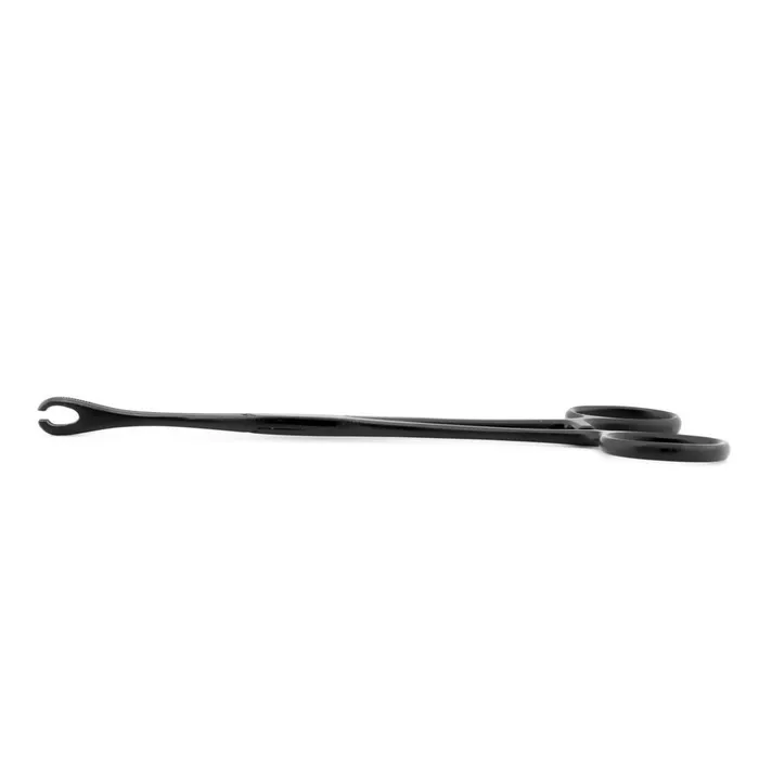 Slotted Mini Forester Sponge 65 Forceps Black Oxide Coated Pierced Tools Anal