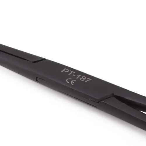 Slotted Mini Forester Sponge 65 Forceps Black Oxide Coated Pierced Tools Anal