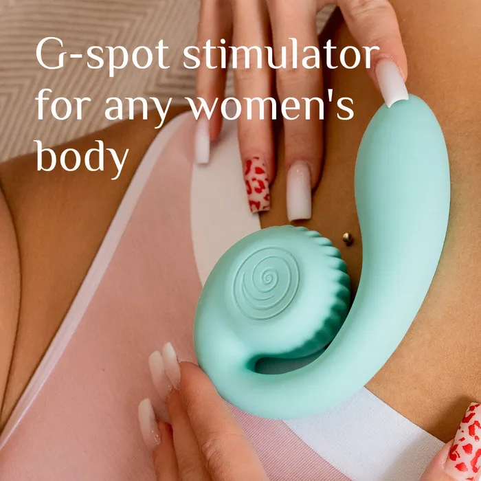 Snail Gizi Compact Ultra Powerful 2 Motor Dual Stimulating Vibrator Blue Snail Vibe Vibrators