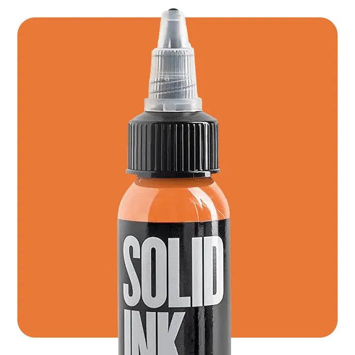 Solid Ink Male Sex Toys Cream Orange Solid Ink Pick Size