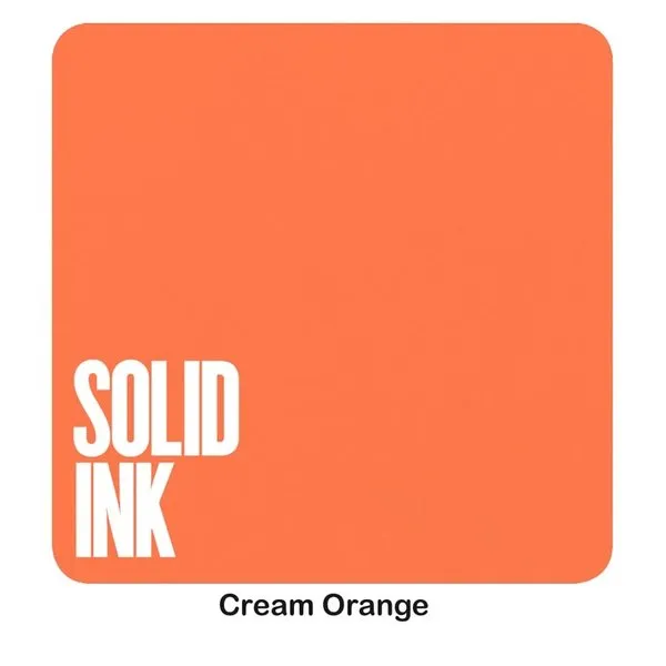 Solid Ink Male Sex Toys Cream Orange Solid Ink Pick Size