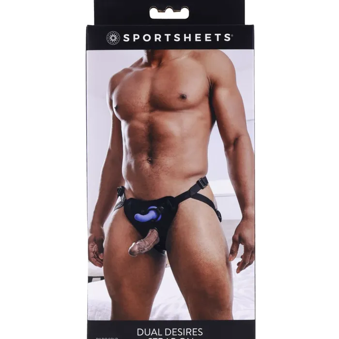 Sportsheets Female Sex Toys Sportsheets Dual Desires Double Penetration Strap On Harness