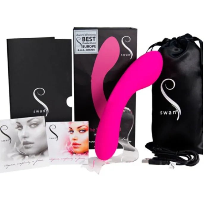 Swan Wand Powerful Rumbly Double Ended 2 Motor Vibrator BMS Enterprises Female Sex Toys