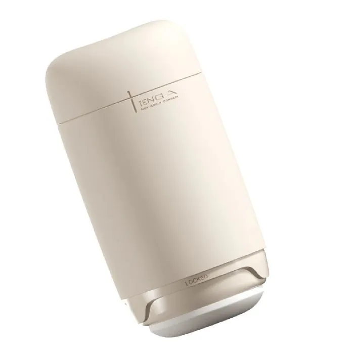 Tenga Puffy Discreet Ultra Soft Wavy Masturbator Latte Brown Tenga Male Sex Toys