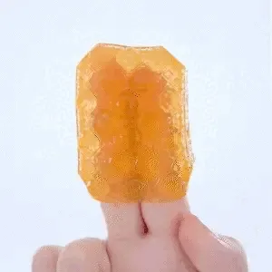 Tenga Uni Topaz Textured Finger Sleeve for Stroking and Clit Massage Tenga Male Sex Toys