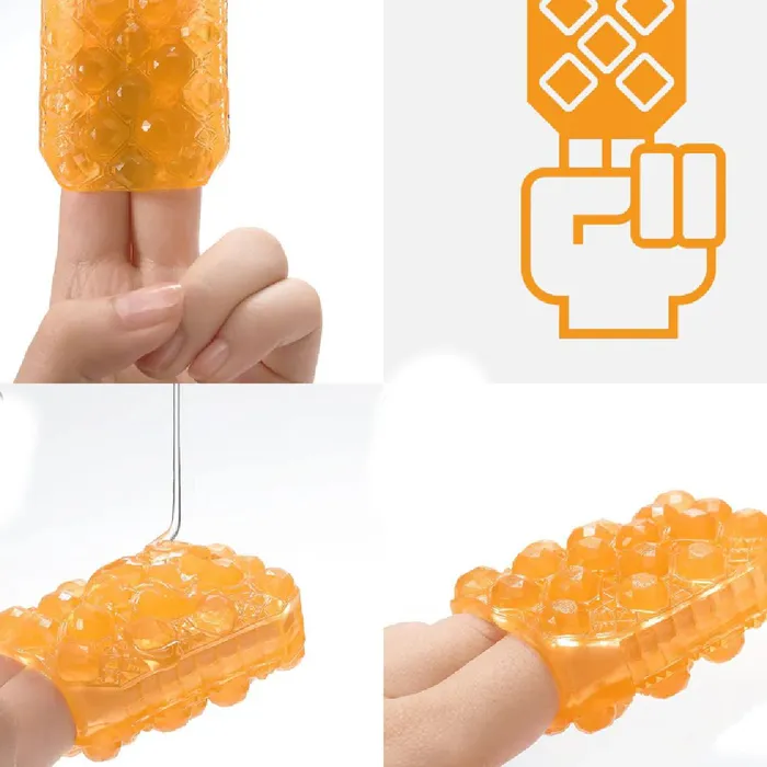 Tenga Uni Variety Pack Textured Finger Sleeves for Stroking and Clit Massage Tenga Enhancers