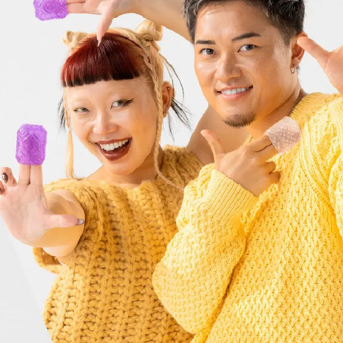 Tenga Uni Variety Pack Textured Finger Sleeves for Stroking and Clit Massage Tenga Enhancers