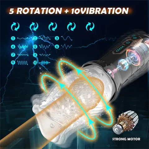 The Male Rose Powerful Rotating Masturbator Male Rose Male Sex Toys