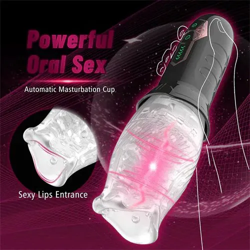 The Male Rose Powerful Rotating Masturbator Male Rose Male Sex Toys