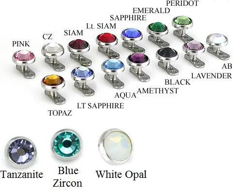 Tilum 14g 12g Internally Threaded 4mm Magnetic Dermal Base for Magnetic Top Price Per 1 Tilum Anal