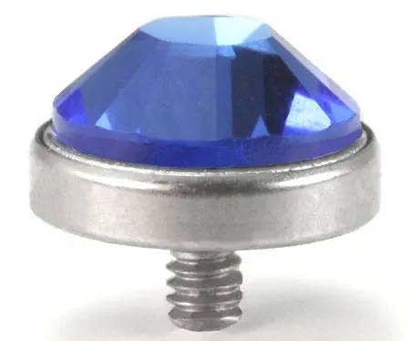 Tilum 14g 12g Internally Threaded 4mm Magnetic Dermal Base for Magnetic Top Price Per 1 Tilum Anal