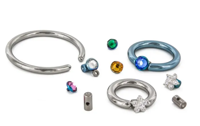 Tilum 14g Titanium 4mm6mm Captive Bar with Internal 12mm Threading Insert Tilum Male Sex Toys