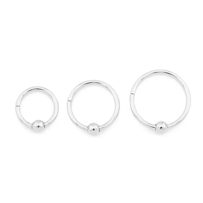 Tilum 14g Titanium Captive Bead Hinged Clicker Ring Price Per 1 Tilum Male Sex Toys
