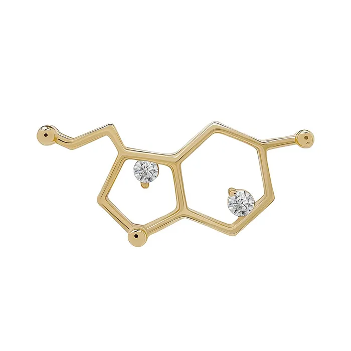 Tilum 14kt Yellow Gold Serotonin Molecule Threadless Top Price Per 1 Tilum Vibrators Tilum 14kt Yellow Gold Serotonin Molecule Threadless Top Price Per 1 Tilum Vibrators