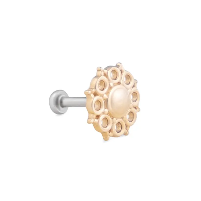 Tilum 18g16g Internally Threaded Adenium Yellow Gold Top Price Per 1 Tilum Vibrators