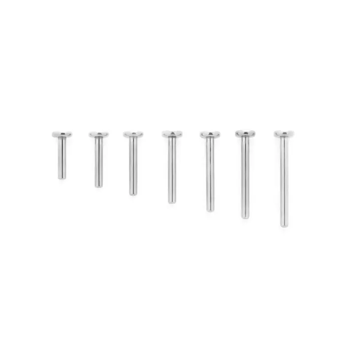 Tilum 18g Titanium Threadless Flat Disc Labret Post Price Per 1 Tilum Vibrators