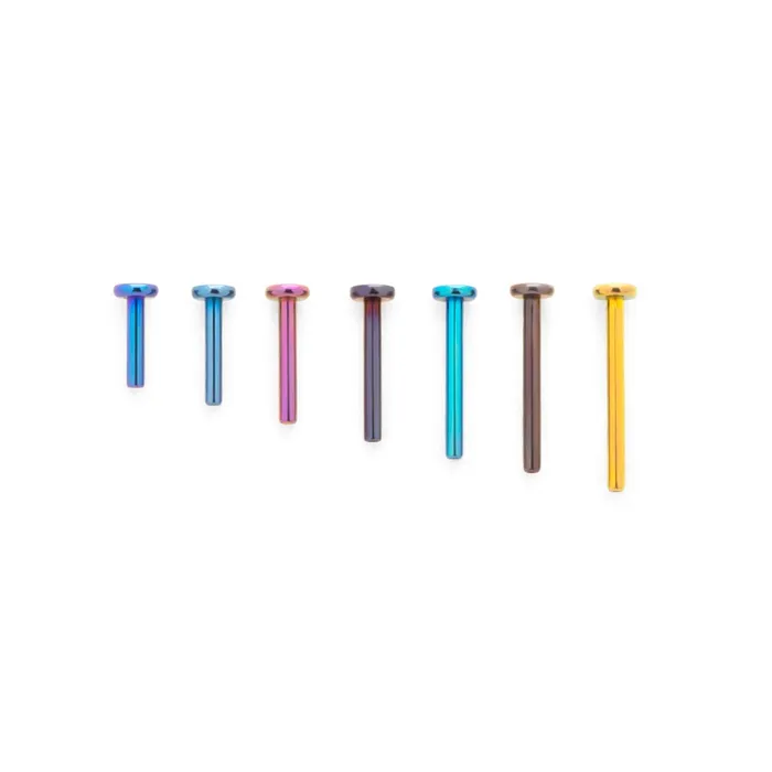 Tilum 18g Titanium Threadless Flat Disc Labret Post Price Per 1 Tilum Vibrators