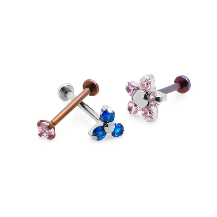 Tilum 18g Titanium Threadless Flat Disc Labret Post Price Per 1 Tilum Vibrators