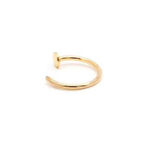 Tilum 20g Yellow Gold Nose Hoop Price Per 1 Tilum Vibrators