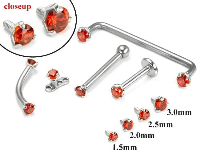 Tilum Anal Tilum 14g12g Internally Threaded White Gold Light Red Jewel Top Price Per 1 Tilum Anal Tilum 14g12g Internally Threaded White Gold Light Red Jewel Top Price Per 1